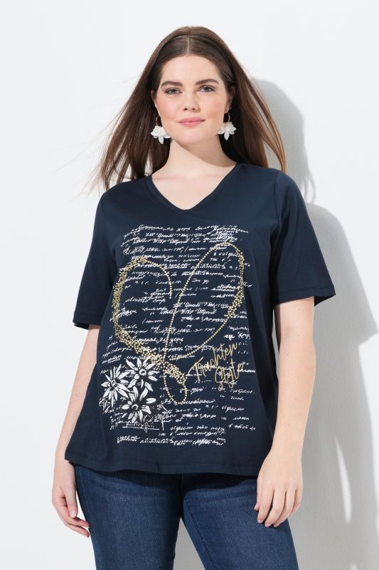 T-shirt motif traditionnel bavarois. Col rond et manches courtes. Coupe Classic
