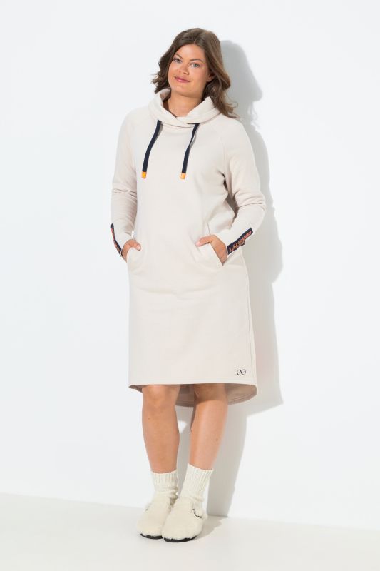 Robe en molleton à capuche, manches longues, OEKO-TEX