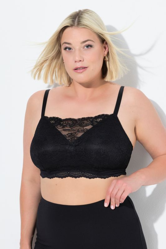 Bralette sans armatures, bonnets souples et dentelle – bonnet B-E