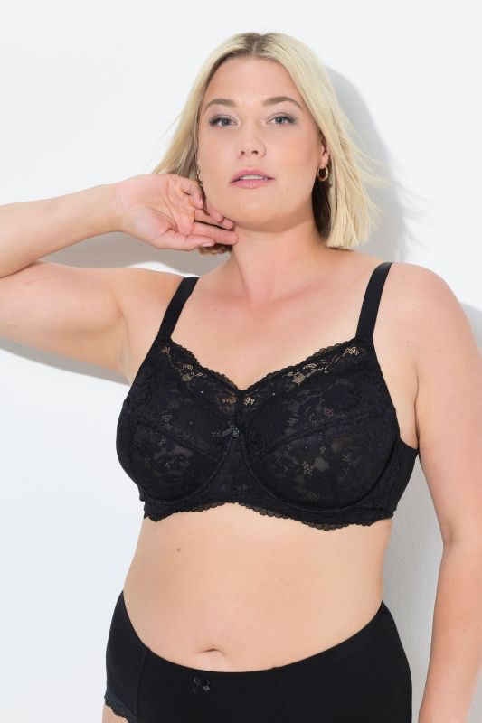 Soutien-gorge à armatures et bonnets souples, dentelle – bonnet B-F