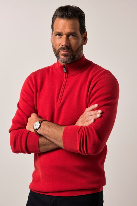 Pull camionneur JP 1880, finition FLEXNAMIC®. Col zippé – jusqu'au 7&nbsp