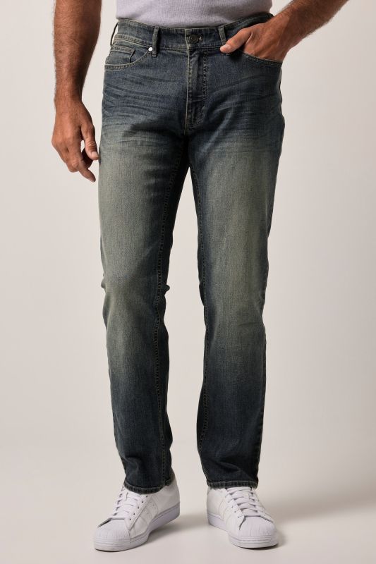 Jean JP 1880 ventre confort, style vintage, tissu denim finition FLEXNAMIC®, coupe Straight Fit 5 poches - jusqu'à la taille 38/74 (jusqu'au 136 en version Tall)