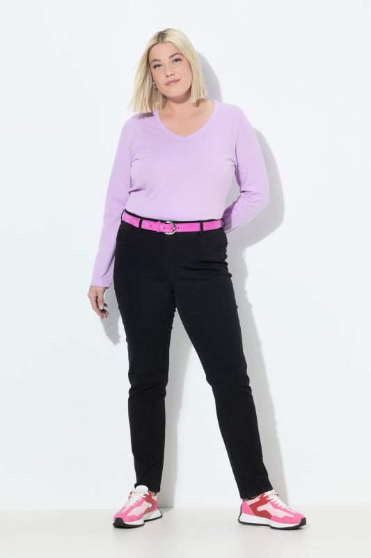 Jean Mia en denim stretch, taille confortable