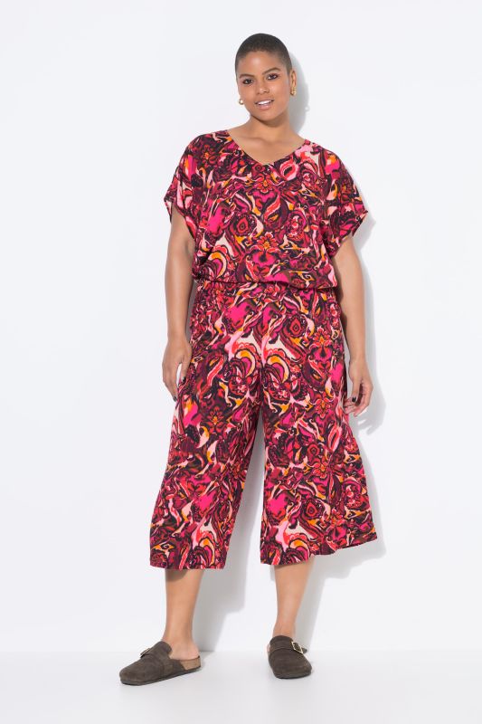 Jupe-culotte Wide Legs, imprimé all-over