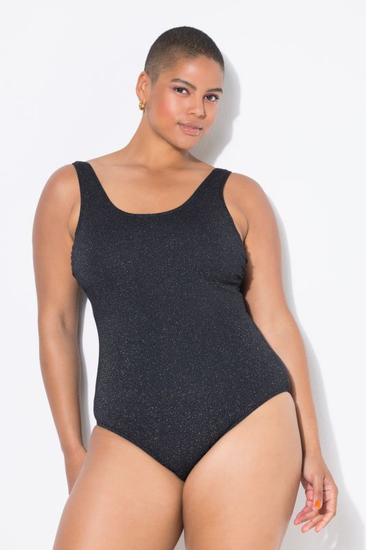 Maillot de bain à bonnets souples. Effet scintillant