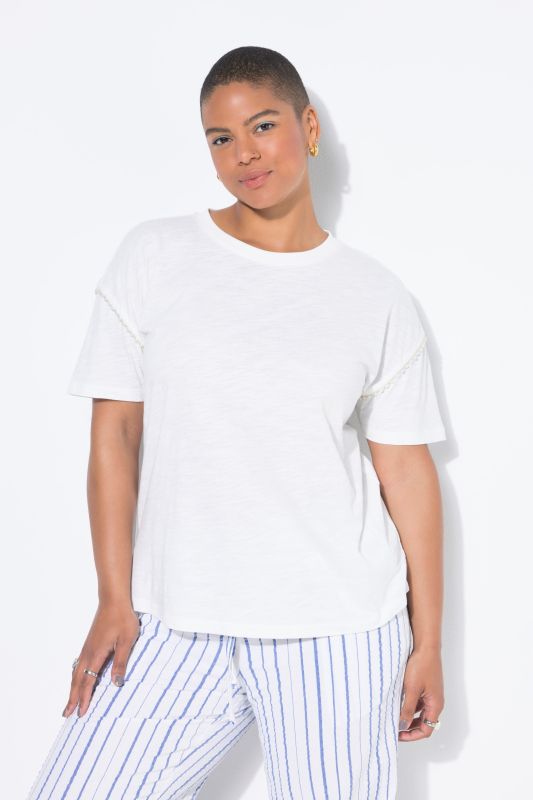 T-shirt coupe Classic Shape, bordure fantaisie