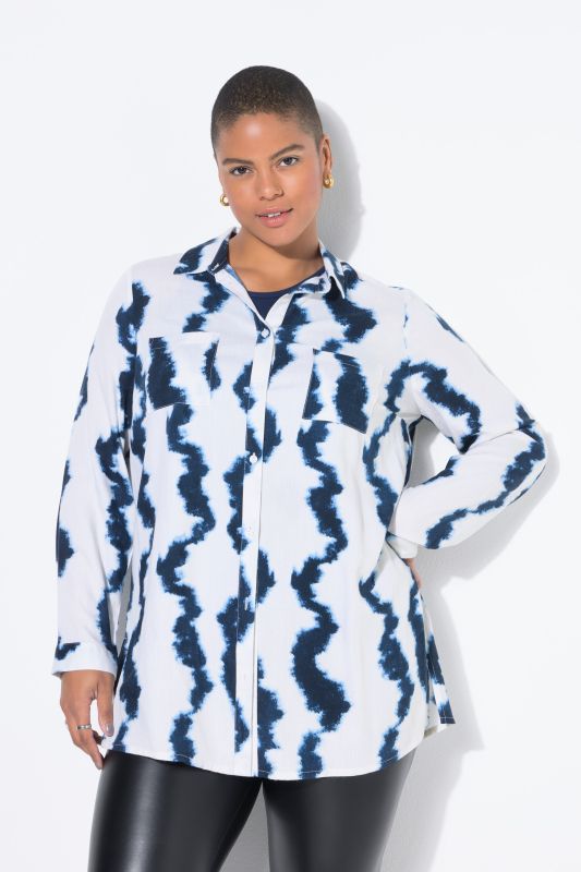 Chemisier imprimé batik, Boxy Shape