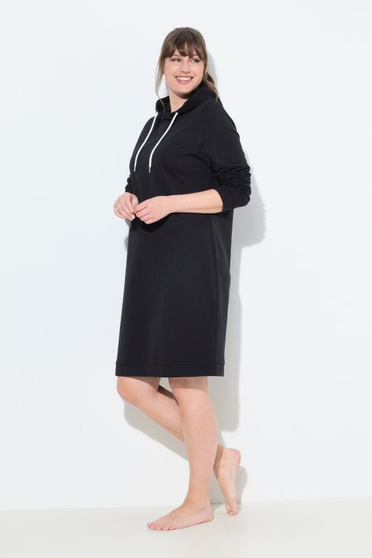 Robe d'intérieur à capuche, intérieur gratté très doux et bords-côtes