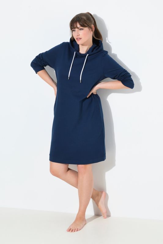 Robe d'intérieur à capuche, intérieur gratté très doux et bords-côtes
