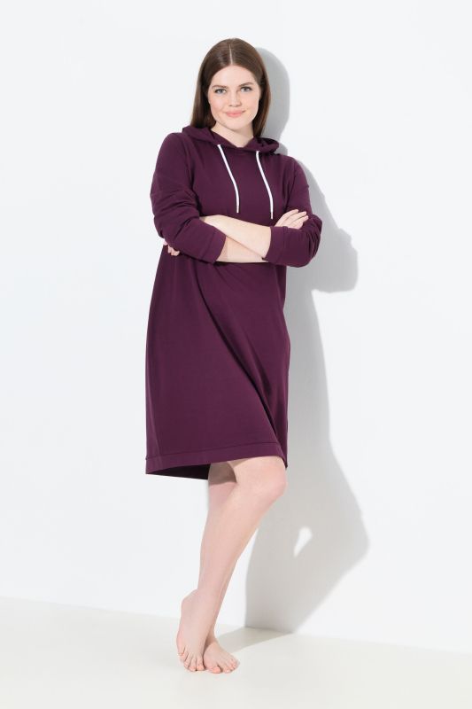 Robe d'intérieur à capuche, intérieur gratté très doux et bords-côtes