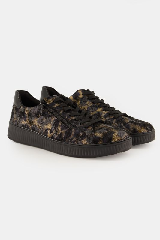 Sneakers en cuir Remonte, semelle intérieure amovible - largeur G
