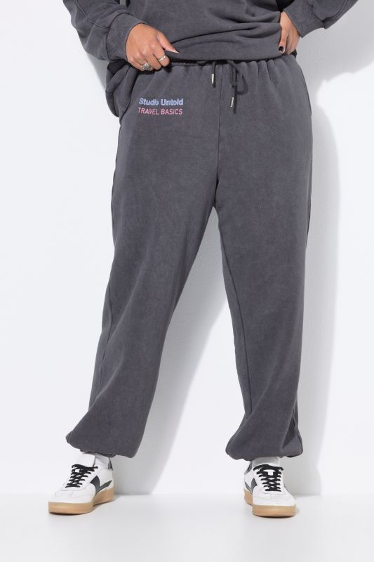 Pantalon de jogging. Jambe large. Taille élastique