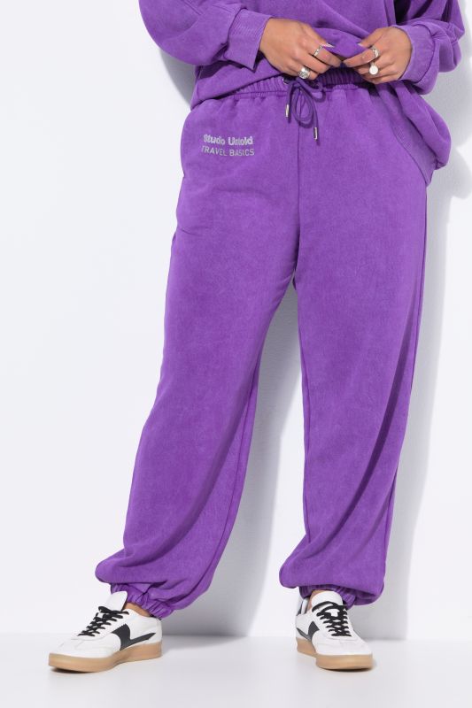 Pantalon de jogging. Jambe large. Taille élastique