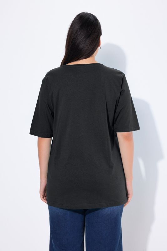 T-shirt coupe Relaxed Fit, décolleté rond et manches courtes