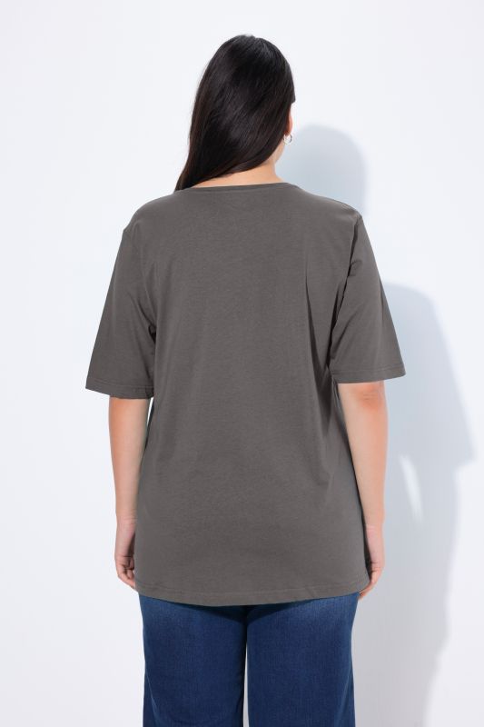 T-shirt coupe Relaxed Fit, décolleté rond et manches courtes