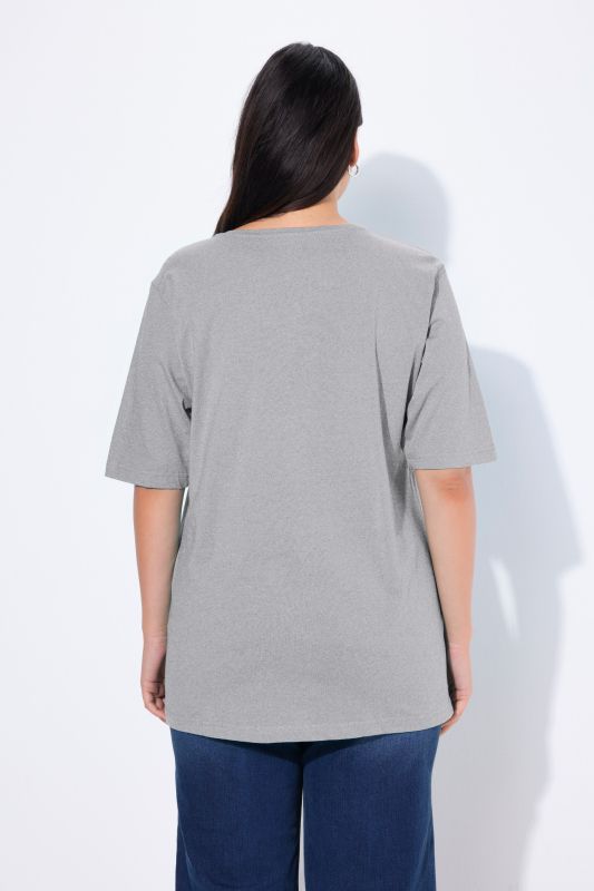 T-shirt coupe Relaxed Fit, décolleté rond et manches courtes