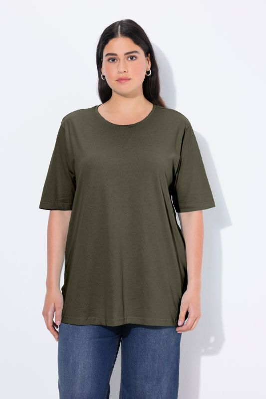 T-shirt coupe Relaxed Fit, décolleté rond et manches courtes