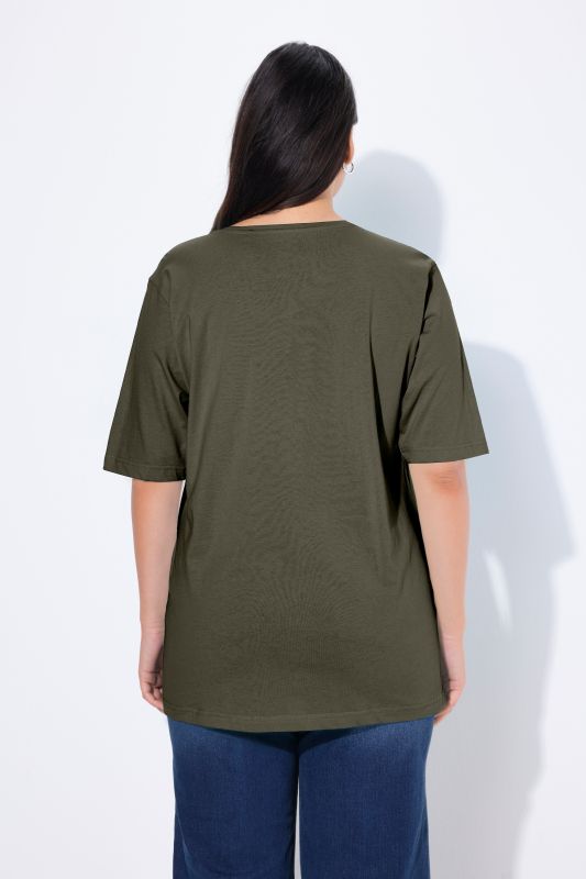T-shirt coupe Relaxed Fit, décolleté rond et manches courtes