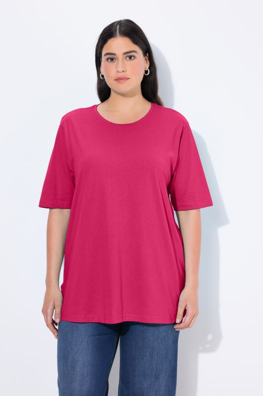 T-shirt coupe Relaxed Fit, décolleté rond et manches courtes