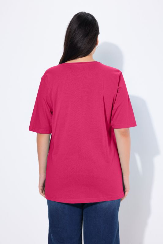 T-shirt coupe Relaxed Fit, décolleté rond et manches courtes