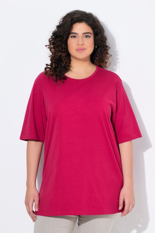 T-shirt coupe Relaxed Fit, décolleté rond et manches courtes