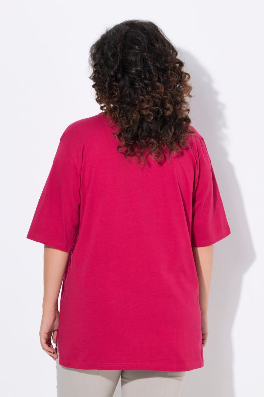 T-shirt coupe Relaxed Fit, décolleté rond et manches courtes