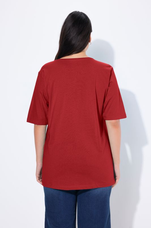 T-shirt coupe Relaxed Fit, décolleté rond et manches courtes