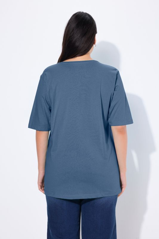 T-shirt coupe Relaxed Fit, décolleté rond et manches courtes