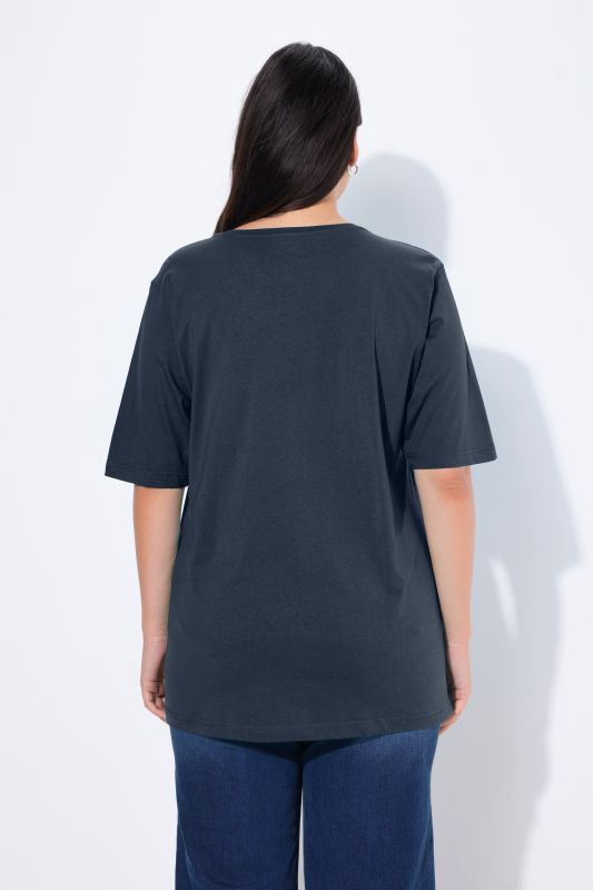 T-shirt coupe Relaxed Fit, décolleté rond et manches courtes