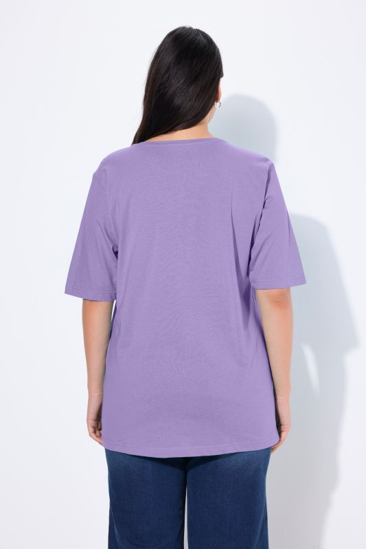 T-shirt coupe Relaxed Fit, décolleté rond et manches courtes