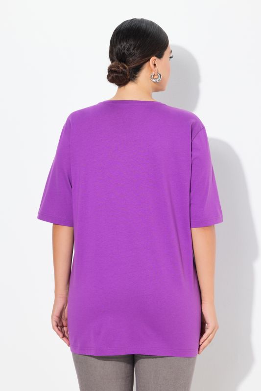 T-shirt coupe Relaxed Fit, décolleté rond et manches courtes