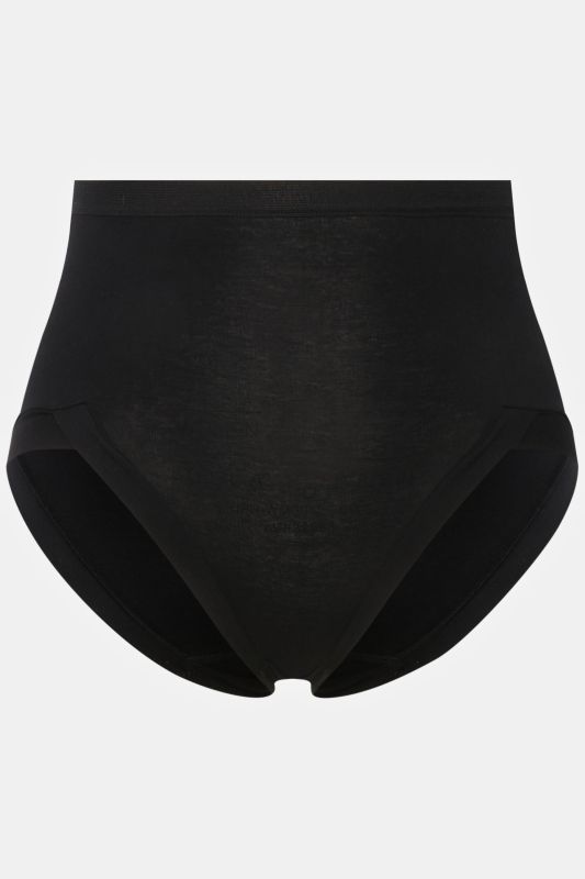 Culotte taille haute en jersey de coton, tour de cuisse échancré pour vous offrir un haut niveau de confort même si vous restez longtemps assise
