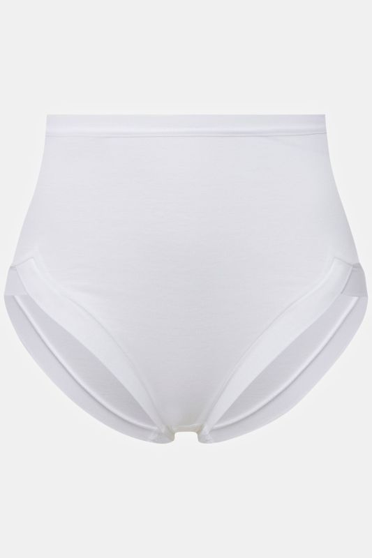 Culotte taille haute en jersey de coton, tour de cuisse échancré pour vous offrir un haut niveau de confort même si vous restez longtemps assise