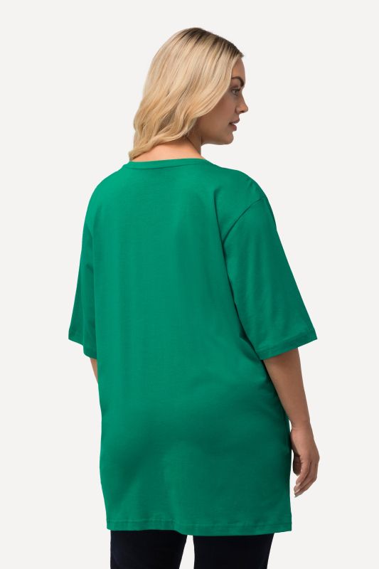 T-shirt coupe Relaxed Fit, décolleté en V et manches courtes