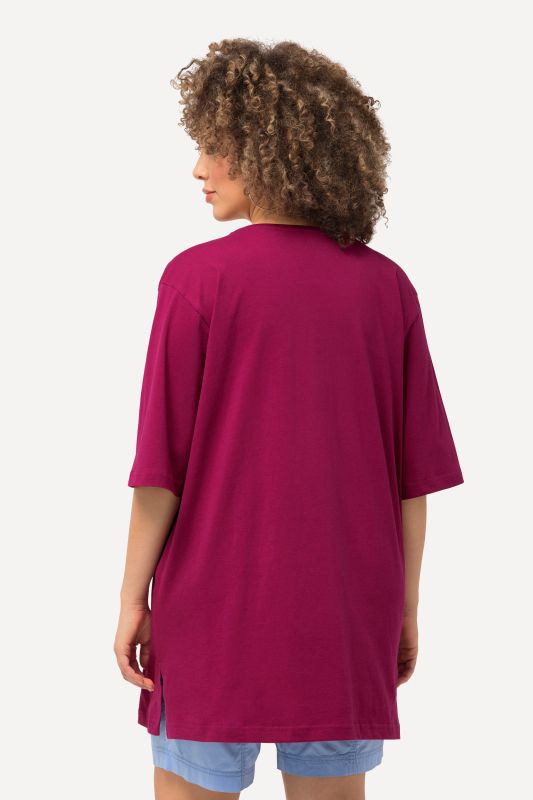 T-shirt coupe Relaxed Fit, décolleté en V et manches courtes