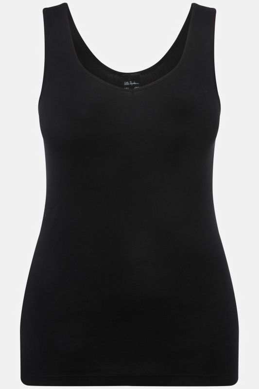 Débardeur/maillot de corps en jersey de coton, décolleté en V