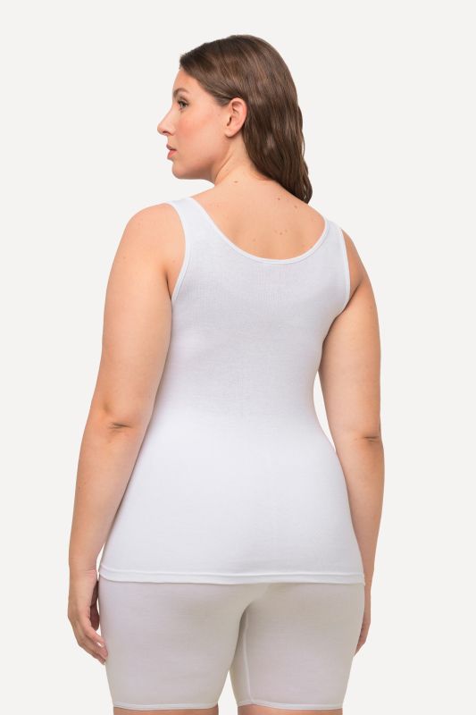Débardeur/maillot de corps en jersey de coton, décolleté en V