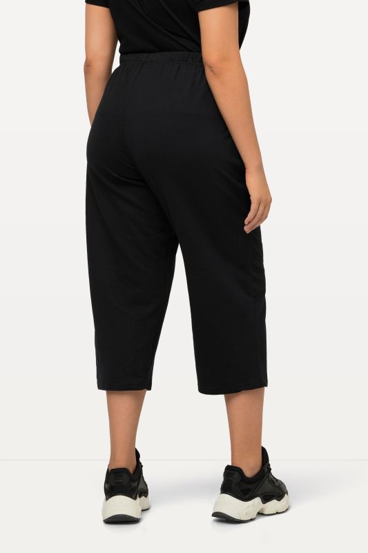 Pantalon de jogging 7/8, jambe droite et taille élastique