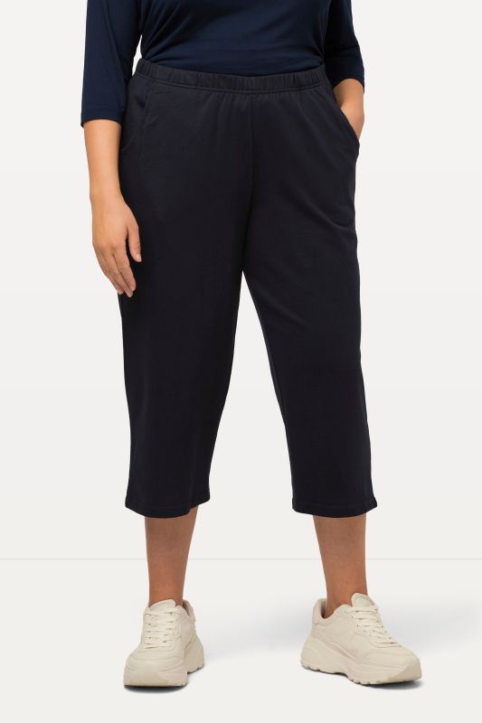 Pantalon de jogging 7/8, jambe droite et taille élastique