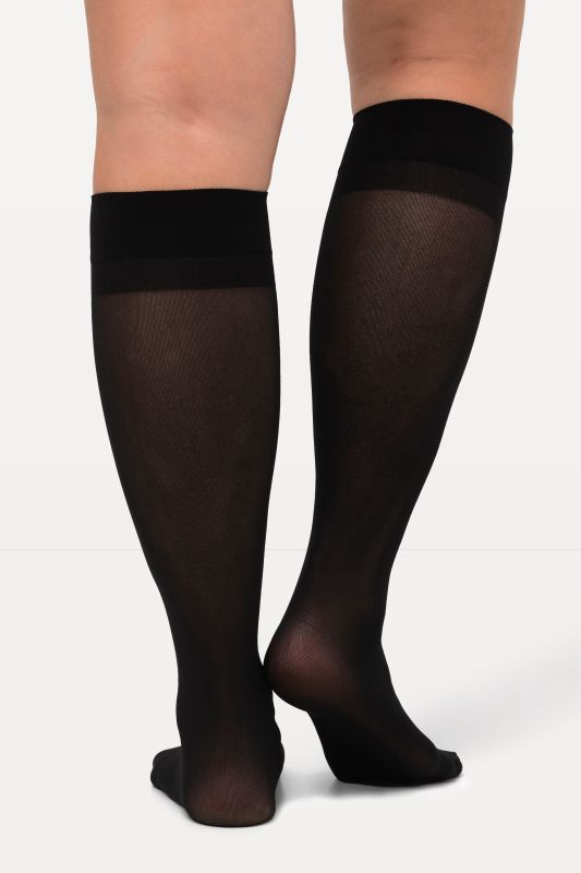 Lot de 2 paires de mi-bas Essential, 40 deniers