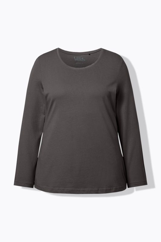 T-shirt Slim Fit, décolleté rond et manches longues
