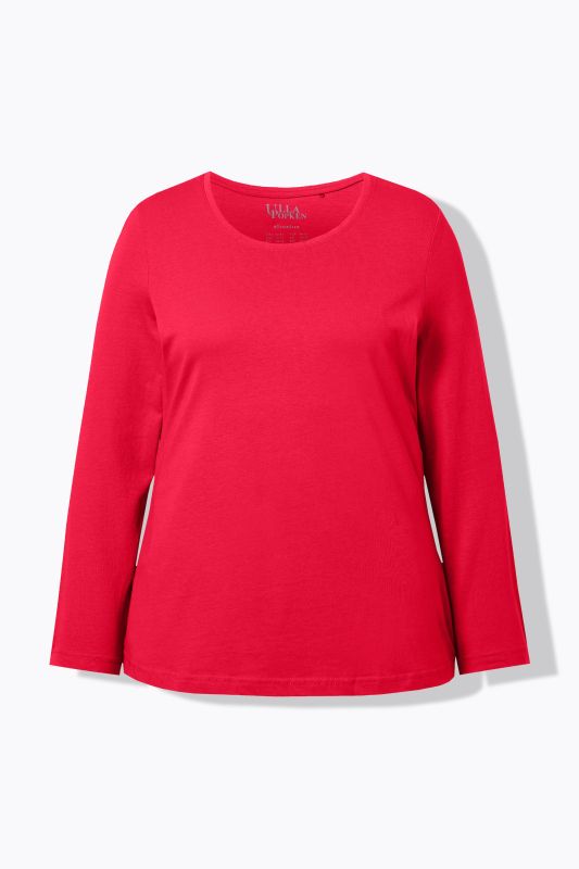 T-shirt Slim Fit, décolleté rond et manches longues