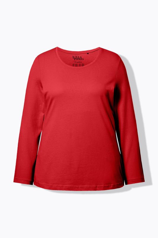 T-shirt Slim Fit, décolleté rond et manches longues