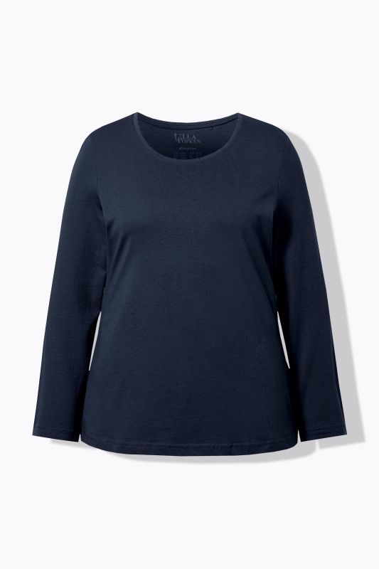 T-shirt Slim Fit, décolleté rond et manches longues