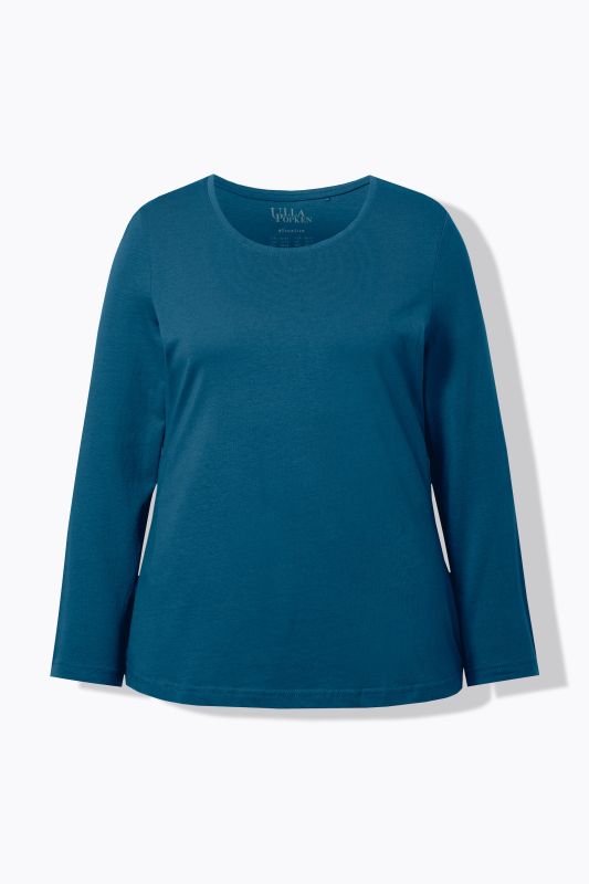 T-shirt Slim Fit, décolleté rond et manches longues