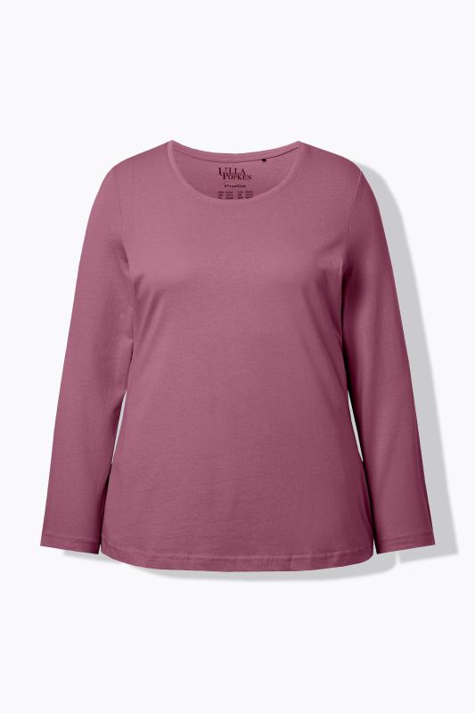 T-shirt Slim Fit, décolleté rond et manches longues