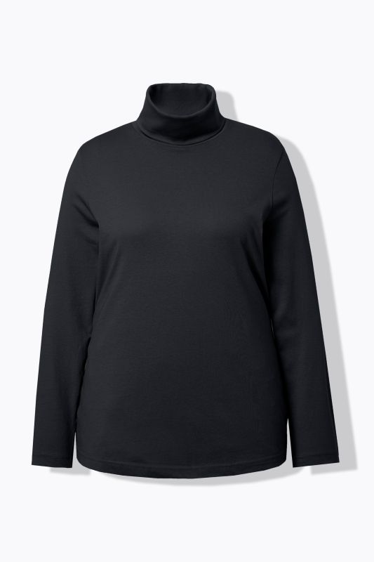 T-shirt col roulé et manches longues, coupe Slim Fit