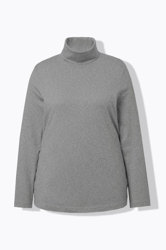 T-shirt col roulé et manches longues, coupe Slim Fit