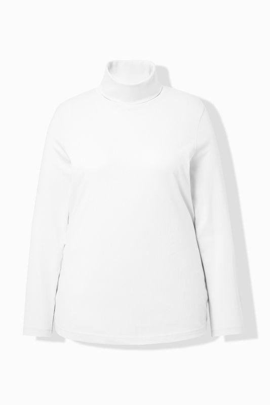 T-shirt col roulé et manches longues, coupe Slim Fit