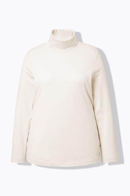 T-shirt col roulé et manches longues, coupe Slim Fit